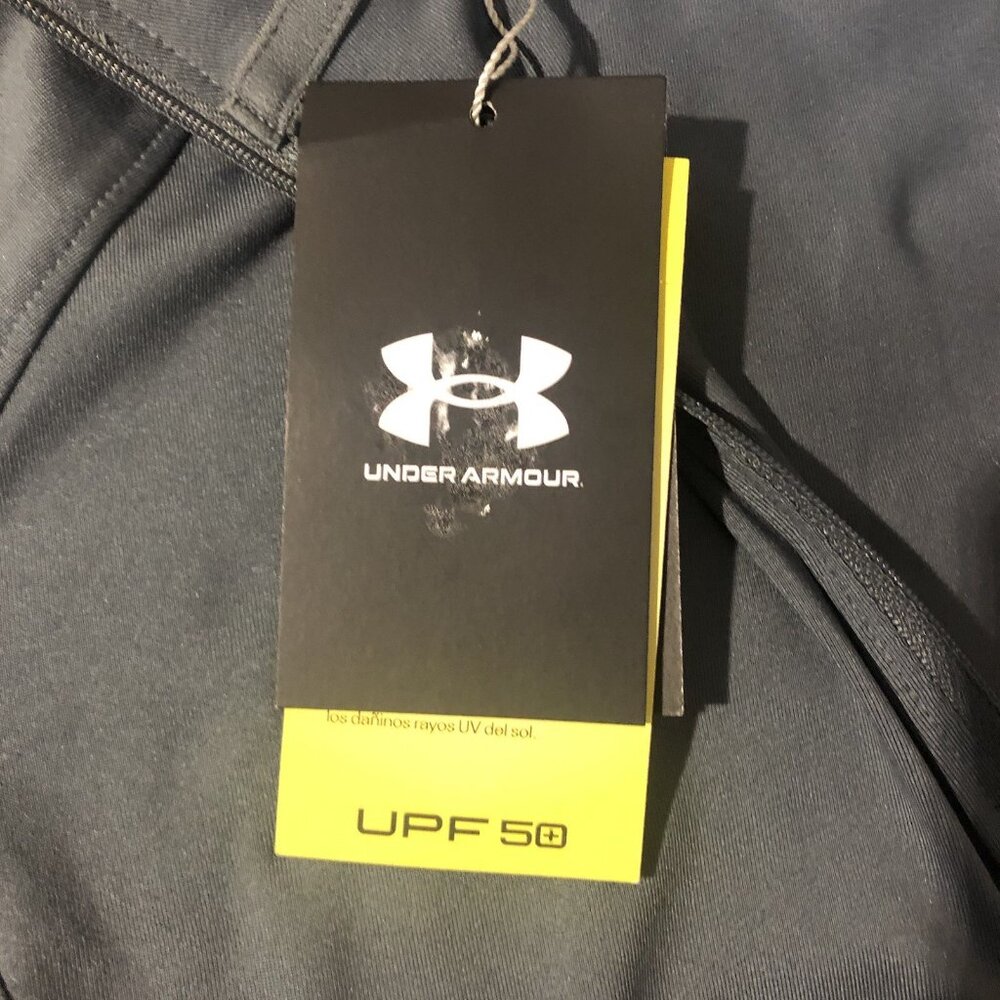 Under Armour Golf 1/2 Zip Long Sleeve Pullover UPF 50 Women's Medium Gray NWT - Picture 4 of 11